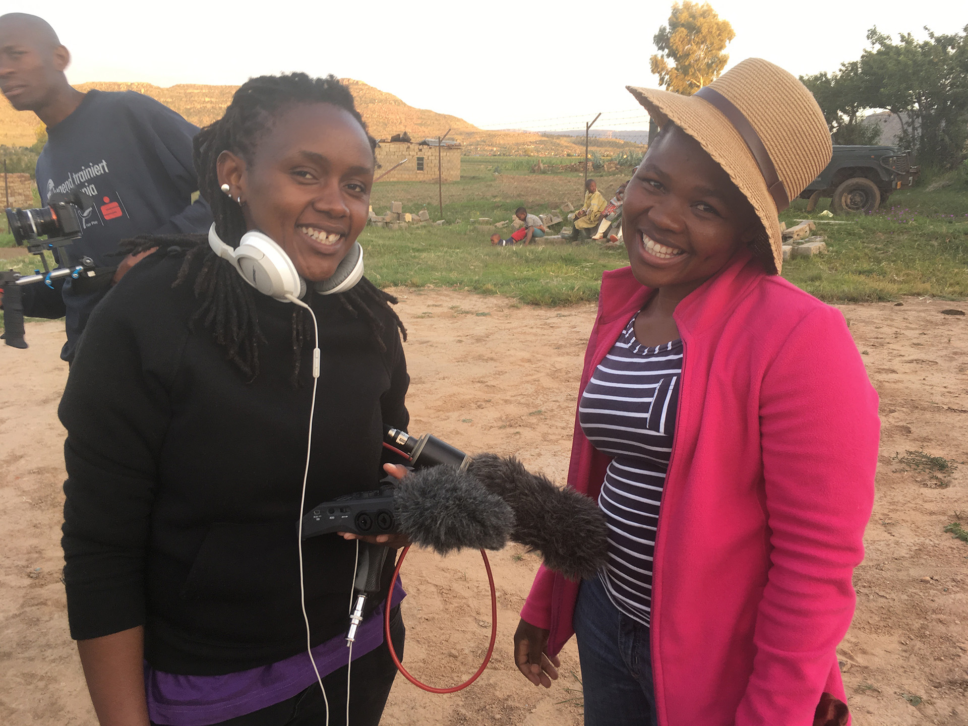 <p>Mapula Lehong, Moipone Chopo, Mareabetsoe - Lesotho</p>
